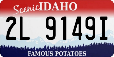 ID license plate 2L9149I