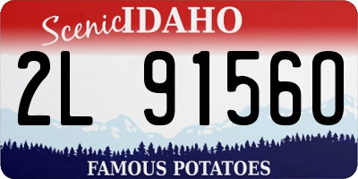 ID license plate 2L9156O
