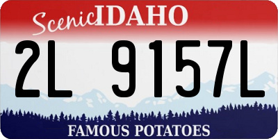 ID license plate 2L9157L