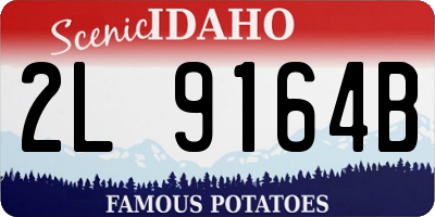 ID license plate 2L9164B