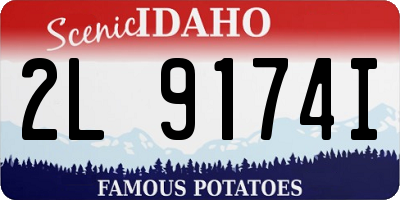 ID license plate 2L9174I