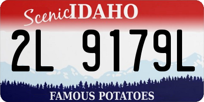 ID license plate 2L9179L
