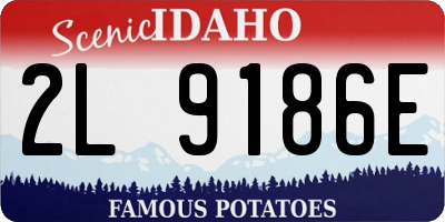 ID license plate 2L9186E