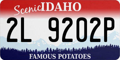 ID license plate 2L9202P