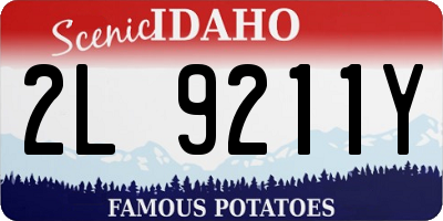ID license plate 2L9211Y