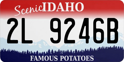 ID license plate 2L9246B