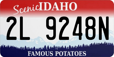 ID license plate 2L9248N