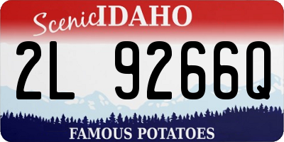 ID license plate 2L9266Q