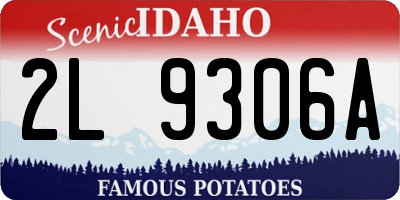 ID license plate 2L9306A