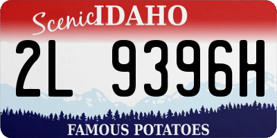 ID license plate 2L9396H