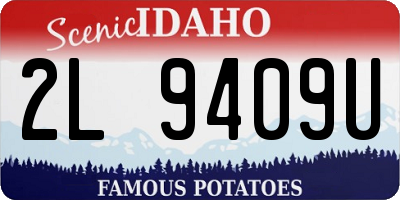 ID license plate 2L9409U