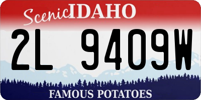 ID license plate 2L9409W