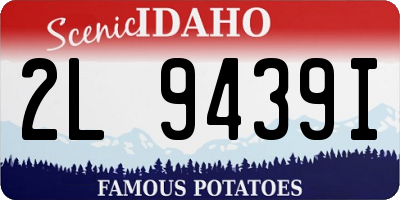 ID license plate 2L9439I