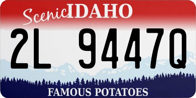 ID license plate 2L9447Q