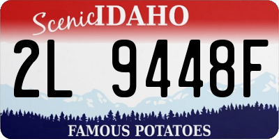 ID license plate 2L9448F