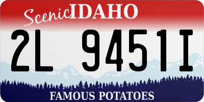 ID license plate 2L9451I
