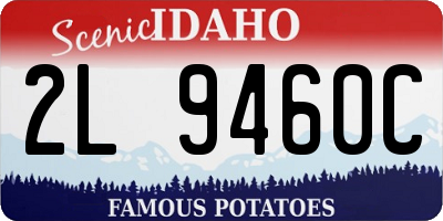 ID license plate 2L9460C