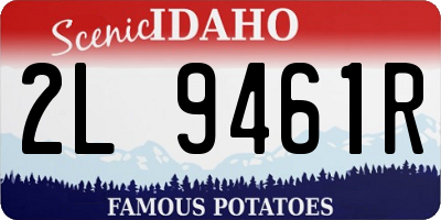 ID license plate 2L9461R
