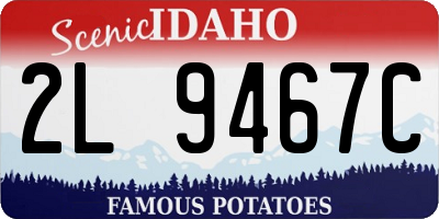 ID license plate 2L9467C