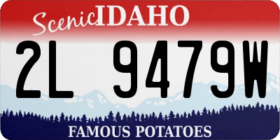 ID license plate 2L9479W