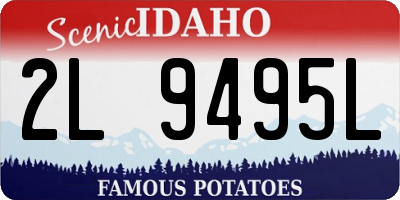 ID license plate 2L9495L