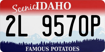 ID license plate 2L9570P