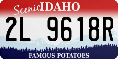ID license plate 2L9618R