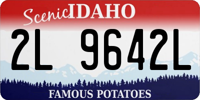 ID license plate 2L9642L
