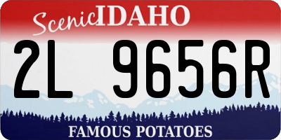 ID license plate 2L9656R