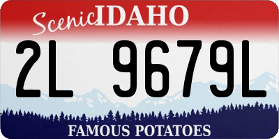 ID license plate 2L9679L