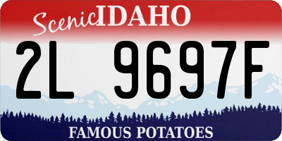 ID license plate 2L9697F