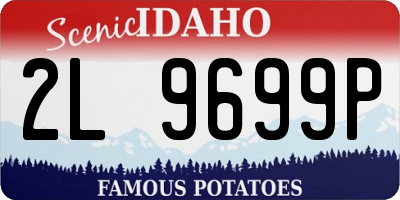 ID license plate 2L9699P