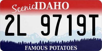 ID license plate 2L9719T