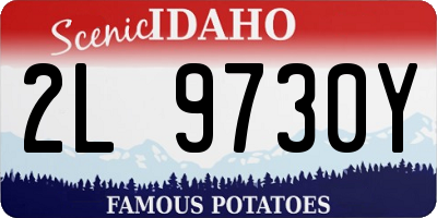 ID license plate 2L9730Y