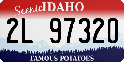 ID license plate 2L9732O