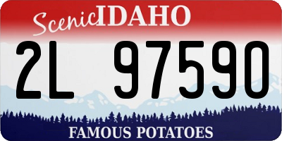 ID license plate 2L9759O