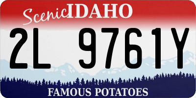 ID license plate 2L9761Y