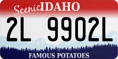 ID license plate 2L9902L