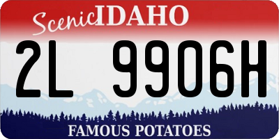 ID license plate 2L9906H