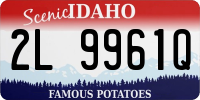 ID license plate 2L9961Q