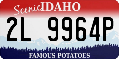 ID license plate 2L9964P