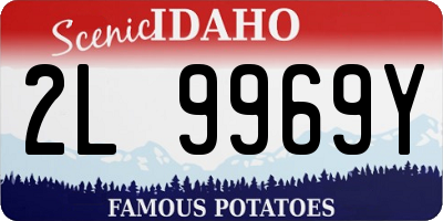 ID license plate 2L9969Y