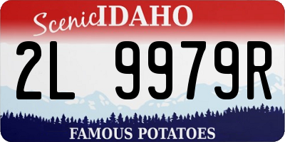 ID license plate 2L9979R