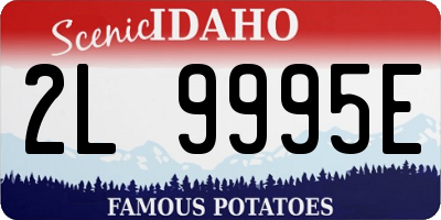 ID license plate 2L9995E