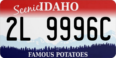 ID license plate 2L9996C