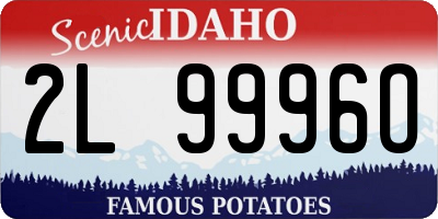 ID license plate 2L9996O
