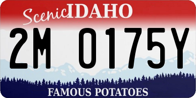 ID license plate 2M0175Y