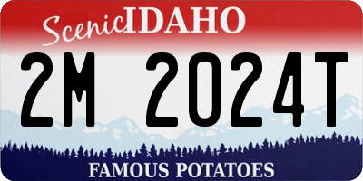 ID license plate 2M2024T