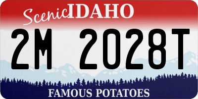 ID license plate 2M2028T