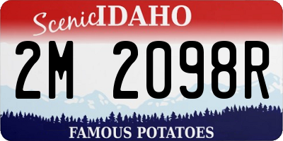 ID license plate 2M2098R